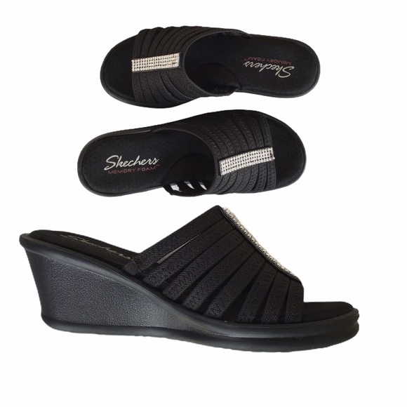 skechers wedge shoes